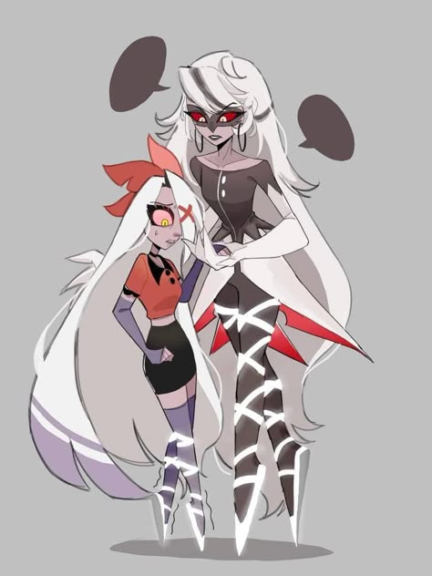 Carmilla Genderbend Hazbin Hotel, Carmilla Carmine Fanart, Carmilla Carmine Hazbin Hotel, Hazbin Hotel Carmilla, Hazbin Hotel Vaggie, Carmilla Carmine, Fictional Women, Classical Art Memes, Poppy Drawing