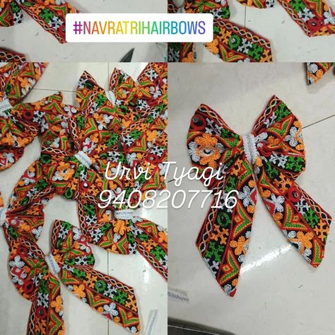 Long tail hairbows for Navratri..... Available in bulk.... And retail also... For order DM me or whatsapp me on 9408207716 #navratrihairbow #hairbows #bows #handmade #bow #hairaccessories #smallbusiness #shopsmall #handmadebows #headband #hairclips #hairclip #hairbowsforsale #headbands #babygirl #supportsmallbusiness #hair #accessories #babybows #handmadewithlove #kidsfashion #hairbowshop #bowsforsale #fashion #bowsofinstagram #bowsbowsbows #handmadehairbows #hairbowsforgirls #bowmaker #ba... Rakhi 2024, Bows For Sale, Handmade Hair Bows, Handmade Bows, Girl Hair Bows, Long Tail, Baby Bows, Kids' Fashion, Small Shop