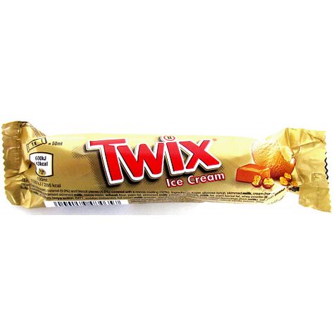 Twix Bars Aesthetic, Twix Bars Candy, Twix Salted Caramel, Twix Ice Cream Bar, Raw Twix Bars, Strawberry Ice Lollies, Cornetto Ice Cream, Twix Ice Cream, Viennetta Ice Cream