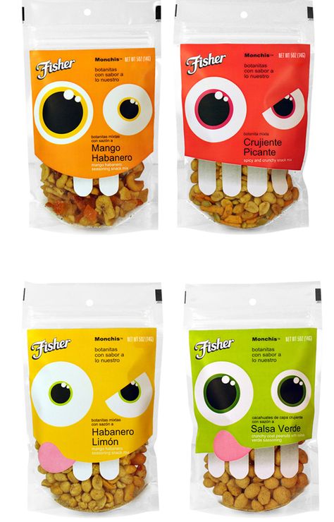 Brilliant Packaging Design, Chip Packaging, Kids Packaging, Brilliant Packaging, Packaging Snack, Clever Packaging, Visuell Identitet, Fruit Packaging, Packaging Design Trends