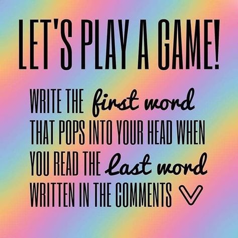 This is so silly but I thought it would be fun.  First word: SUMMER  #funtimes #meme #somethingsilly Kik Games, Giveaway Graphic, Facebook Party Games, Facebook Group Games, Online Party Games, Interaction Posts, Let's Play A Game, Interactive Facebook Posts, Fb Games