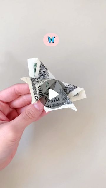 102K views · 8.1K likes | Valentina Balance on Instagram: "How to fold dollar butterflies #diy #giftideas #origami" How To Make Butterflies Out Of Money, How To Make Butterfly With Money, Money Folding Butterfly, Origami With Money Easy, How To Fold A Dollar Into A Flower, Origami Dollar Bill Easy Step By Step, Easy Origami Money Folding, Butterfly Dollar Bill, How To Make A Butterfly Out Of Money