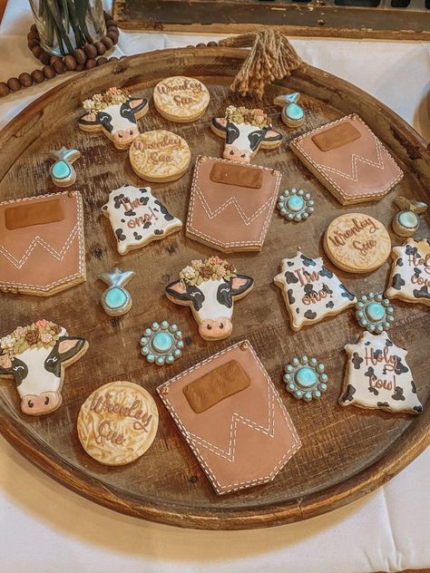 Cow Onesie, Cow Birthday Parties, Cow Cakes, Cow Baby Showers, Western Birthday Party, Cowboy Baby Shower, Baby Birthday Themes, Western Birthday, Rodeo Birthday