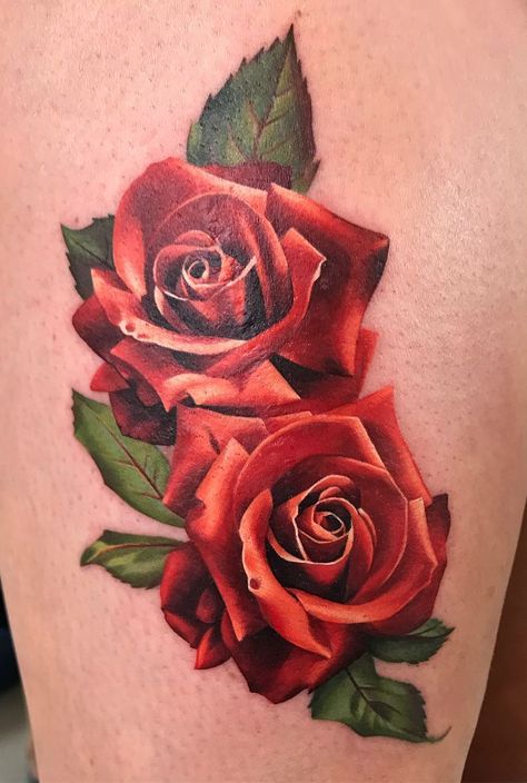 Rosen Tattoo Frau, Rose Tattoo Forearm, Realistic Rose Tattoo, Rose Flower Tattoos, Rose Drawing Tattoo, Rose Tattoos For Men, Rose Tattoos For Women, Blue Rose Tattoos, Red Rose Tattoo