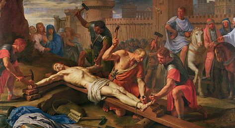 To the sophisticated Romans of the ancient world crucifixions were a hum-drum affair. They were as routine as writing a traffic ticket. For instance, in 71 B.C. seven thousand slaves led by Spartacus revolted. After they were captured, each one was crucified. Suetonius tells us that the line of the crucifixions extended for 240 miles, … Roman Crucifixion, Saint Faustina, Daily Gospel, Traffic Ticket, St Faustina, Today Images, Daily Reflections, Greatest Mysteries, Troubled Times