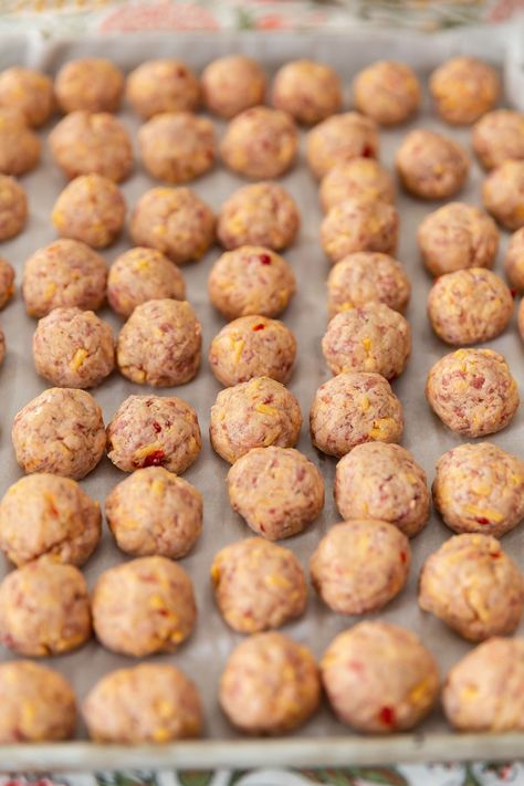 Sausage Balls with Pimento Cheese Mississippi Fire Balls, Sausage Balls Pimento Cheese, Red Lobster Sausage Balls Pimento Cheese, Pimiento Cheese Sausage Balls, Sausage Pimento Cheese Balls, Sausage Balls With Pimento Cheese, Fried Pimento Cheese Balls, Pimento Cheese Sausage Balls, Pimento Cheese Ball