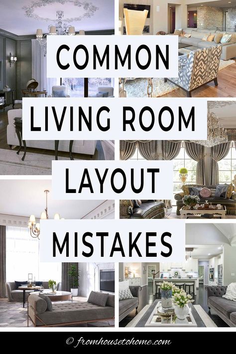 Living Room Layout Mistakes (Do's And Don'ts For Furniture Arrangement) Common Living Room, Perfect Living Room Decor, Living Room Design Layout, Living Room Layout, Comfy Living Room, Modern Farmhouse Living Room, Simple Furniture, Do's And Don'ts, Living Room Remodel