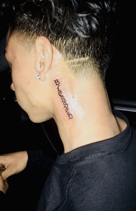 ~ 𝓑𝓵𝓮𝓼𝓼𝓮𝓭 | Tattoos for guys, Side neck tattoo, Tattoos Hals Tattoo Mann, Blessed Tattoos, Best Neck Tattoos, Small Neck Tattoos, Behind Ear Tattoos, Girl Neck Tattoos, Side Neck Tattoo, Omerta Tattoo, Neck Tattoos Women