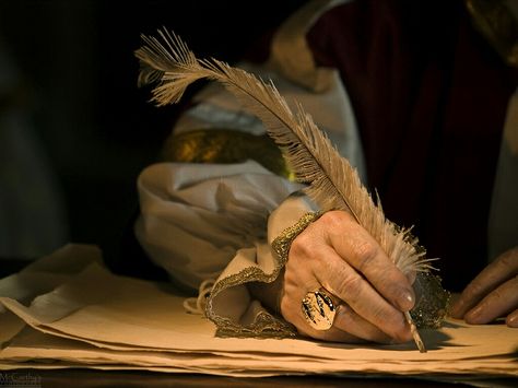 quill pen, writing Writing With A Quill, Story Teller Aesthetic, Writing With Quill, Quill Writing, Class Board, Medieval Romance, Fantasy Au, Story Tale, Pen Writing