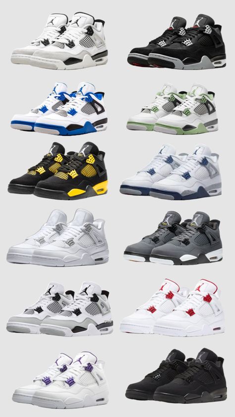 Zapatillas Jordan Retro, Buty Marki Nike, Jordan 4’s, Pretty Sneakers, Jordan 4s, Trendy Shoes Sneakers, Cute Nike Outfits, Preppy Shoes, Nike Fashion Shoes