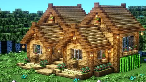 Buildings In Minecraft, Lesbian House, Better Minecraft, Minecraft Houses Survival, Rumah Minecraft Sederhana, Minecraft Mansion, Minecraft Structures, Minecraft Interior Design, Minecraft House Plans