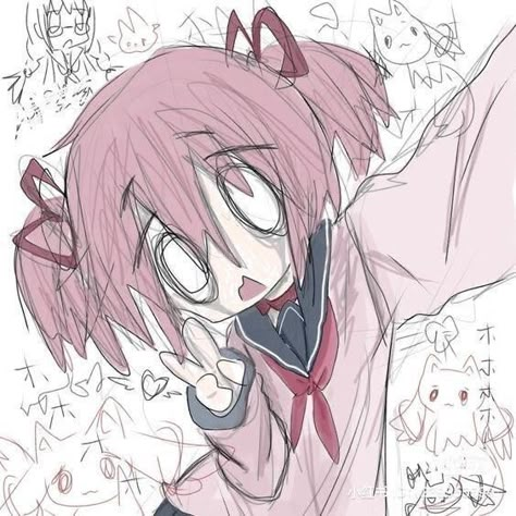 Moe Art, Madoka Magica, Art And Culture, Art Styles, Pink Hair, Unique Art, Drawing Ideas, Art Style, Cute Art