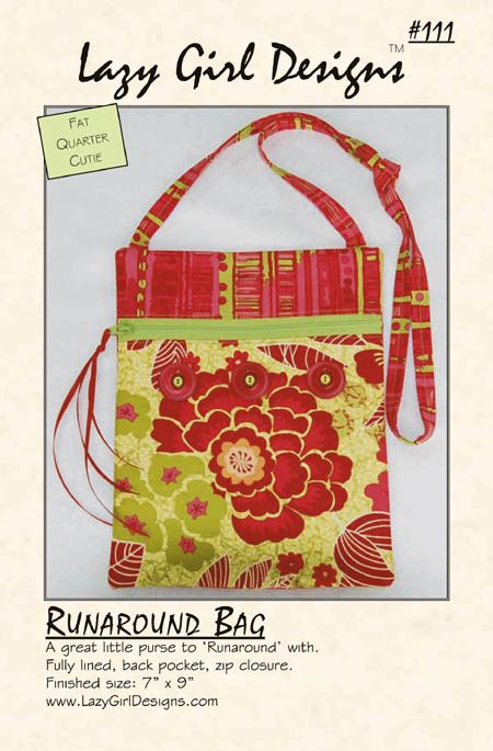 Fabric Free Purse Bag Patterns | Lazy Girl | Blog » Runaround Bag Pattern Gets A Groovy New Cover Girl Lazy Girl Designs, Tote Bag Pattern Free, Patchwork Tote Bags, Sac Diy, Bag Pattern Free, Crazy Patchwork, Sewing Purses, Lazy Girl, Wallet Pattern