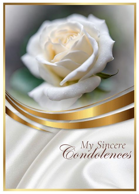 Condolence Greeting by Simply Shykeria Sincere Quotes Heart, My Sincere Condolences Quotes, Sending Condolences, Sincere Condolences, My Condolences, Engagement Greetings, Condolences Quotes, Great Day Quotes, Gold And Black Wallpaper