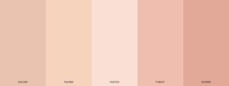 15 Beautiful Skin Tone Color Palettes » Blog » SchemeColor.com Skin Palette, Nude Color Palette, Hexadecimal Color, Skin Color Palette, Palette Art, Pink Skin, Colors For Skin Tone, Hex Color Codes, Pastel Colour Palette