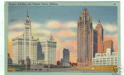 Tribune Tower, Nostalgic Pictures, Michigan Avenue, Chicago River, My Kind Of Town, Art Print Display, Futuristic City, Old Postcards, Chicago Illinois