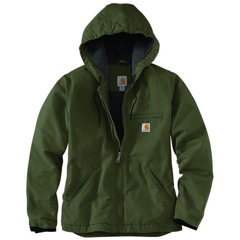 PRICES MAY VARY. 100% Cotton Imported Zipper closure Machine Wash 12-ounce, 100% cotton washed duck Sherpa lining in body and quilted-nylon lining in sleeves Attached three-piece hood Bi-swingback for ease of movement Chest map pocket, two lower-front pockets and two interior pockets Carhartt Style, Duck Jacket, Sherpa Lined Jacket, Carhartt Womens, Carhartt Jacket, Carhartt Women, Canvas Jacket, Plus Size Outerwear, Plus Size Coats