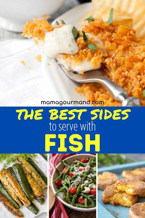 Sides For Halibut Dinner, Side Dishes For Halibut, What To Serve With Fish, Cooking Cod, Fish Sides, Side Dishes For Fish, Best Sides, Tips For Cooking, Health Improvement