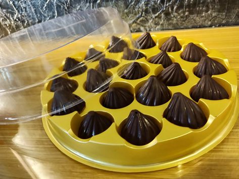 Chocolate modak !! For ganeshchaturthi ,😍 homemade . Chocolate Modak, Ganesh Chaturthi Special, 50 Blouse Designs, Chocolate Work, Gudi Padwa, Dessert Packaging, Food Blogs, Ganesh Chaturthi, Dark Chocolate