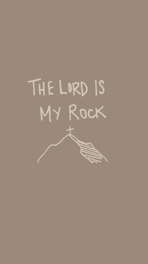 The LORD is my rock, my fortress and my deliverer; my God, my rock, in whom I take refuge my shield, and the horn of my salvation my stronghold. God Is My Rock, Spiritual Uplifting Quotes, Jesus Is My Rock, The Lord Is My Rock, Jesus Saves Bro, Christian Wallpapers, Comforting Bible Verses, Bible Doodling, Bible Quotes Wallpaper