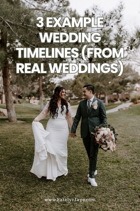 This blog post has 3 example wedding timelines from real weddings I photographed this year! I share the timeline for the day and what I liked about each one.    Wedding Timeline Examples | How to Create a Wedding Timeline | Wedding Timelines | Day of Wedding Schedule | Wedding Day of Timeline | Vegas Wedding Photographer | Las Vegas Wedding Photographer | Wedding Planning Advice | Wedding Planning Tips Short Wedding Day Timeline, Wedding Timeline With First Look, Wedding Timeline 4pm Ceremony, 4pm Wedding Day Timeline, Wedding Day Of Timeline, Las Vegas Wedding Photography, Timeline Wedding, Photo Timeline, Photography Timeline