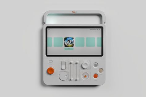 This modular handheld console puts force feedback at the forefront Game Console Design, Mochila Edc, Console Designs, Speculative Design, Handheld Console, Steam Deck, Gameboy Color, Retro Gadgets, Red Panels