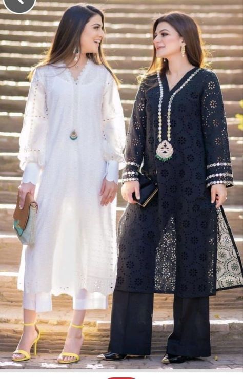 Style Outfits Summer, Plain Suits, Summer Vibes Aesthetic, Chicken Kari, Lace Dress Design, Latest Dress Design, Designer Kurti Patterns, Pakistani Dresses Casual, Casual Wear Dress