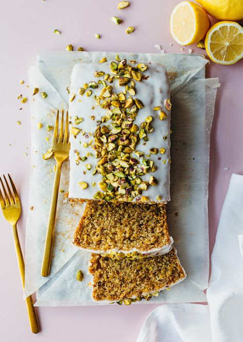 Pistachio & Cardamom Lemon Drizzle Cake - So Vegan Lemon Pistachio Cake, Pistachio Cardamom, Cardamom Cake, Cake Dip, Lemon Drizzle Cake, Drizzle Cake, Pistachio Cake, Lemon Drizzle, New Cookbooks