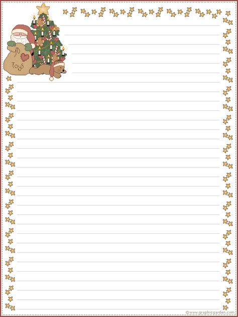 Christmas Letter Paper, Christmas Note Paper, Christmas Writing Paper, Christmas Stationary, Printable Lined Paper, Christmas Writing, Writing Paper Printable Stationery, Free Printable Stationery, Note Writing Paper