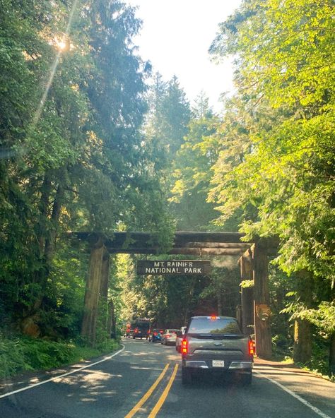 Entrance sign for Mt. Rainier National Park #aesthetic #aestheticwallpaper #travel #pnw #outdoor #adventure #washington #nationalparks #mtrainier #forest National Park Aesthetic, Park Aesthetic, Mt Rainier National Park, Entrance Sign, Adventure Aesthetic, Mt Rainier, Rainier National Park, Park Ranger, Nature Aesthetic