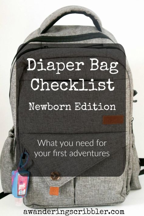 Diaper Bag Checklist Newborn, Packing Diaper Bag, Newborn Diaper Bag, Checklist Newborn, Diaper Bag Checklist, Diaper Bag Organization, Diaper Bag Essentials, Best Diaper Bag, Bag Checklist