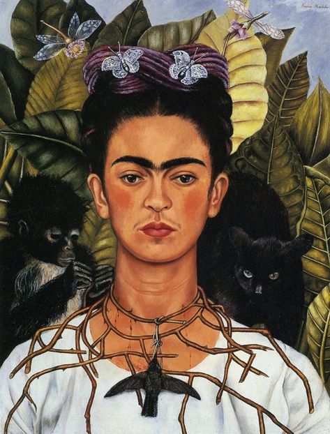 Learn about Frida Kahlo and Mexican Folk Art [04/30/19] Frida Kahlo Quotes, Frida Kahlo Paintings, Kahlo Paintings, Frida And Diego, Istoria Artei, Frida Art, Galleria D'arte, Frida Kahlo Art, Soyut Sanat Tabloları