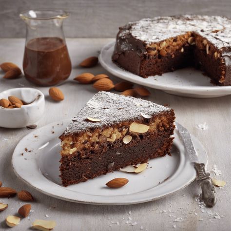 Decadent Almond, Ricotta, and Chocolate Cake: A Sweet Symphony Gluten Free Ricotta Cake, Ricotta Chocolate Cake, Chocolate Ricotta Cake, Italian Baking, Almond Ricotta, Italian Cakes, Almond Cake Recipe, Stanley Tucci, Ricotta Cake