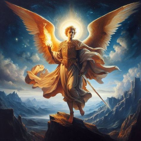 Recurre al Arcángel Uriel si estás en aprietos económicos con esta oración milagrosa | Show España Archangel Uriel, Novena Prayers, Biblical Art, Angel Pictures, Jesus Christ, Coaching, Jesus, Angel, Songs