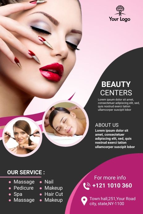 Make Up Flyer Design Inspiration, Flayer Designe Ideas, Beauty Poster Design Cosmetic, Make Up Flyer Design, Cosmetics Flyer Design, Flayer Designs, Cosmetics Poster Design, Cosmetic Brochure, Beauty Flyer Design