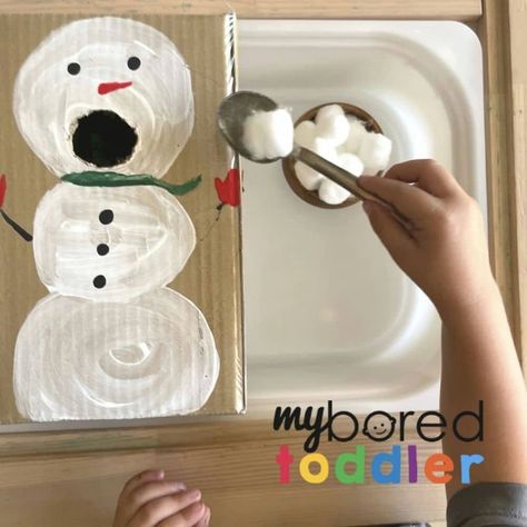 Christmas Activities Archives - My Bored Toddler Christmas Art Activities For Preschool, Easy Christmas Activity For Kids, Kids Christmas Paint Crafts, Christmas Activities For 3 Yrs Kids, Messy Christmas Activities, Toddler Christmas Activities At Home, Young Toddler Christmas Crafts, Christmas Painting Crafts For Toddlers, One Year Old Fine Motor Activities