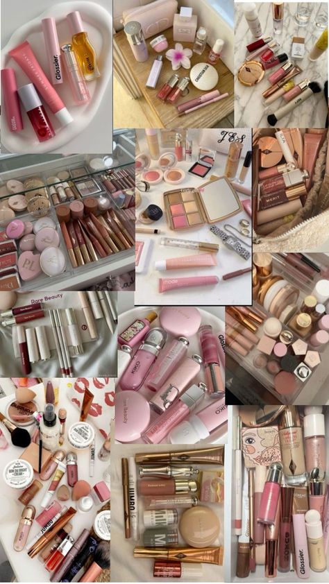 Aesthetic Makeup Pictures, Make Up Astethic, Makeup Astethic, Makeup Mood Board, Mack Up, Makeup Pics, Bday Wishlist, Dream Makeup, Makeup Board