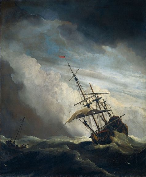 Henry Wadsworth Longfellow, Navi A Vela, Bateau Pirate, Ancient Mariner, Old Sailing Ships, Rough Seas, Marine Art, Ship Paintings, Stormy Sea