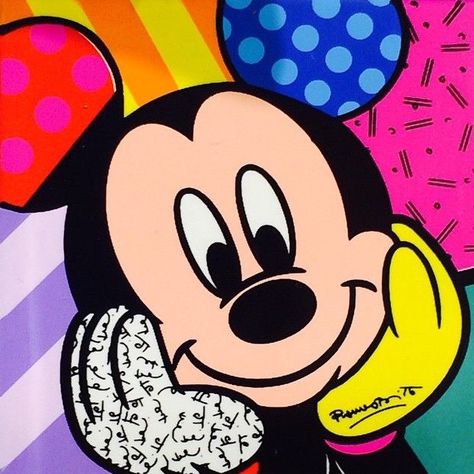 Romero Britto Diamond Painting, Disney, Art