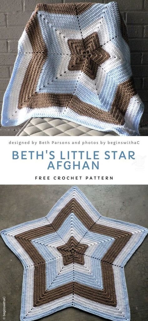 This cute blankie is very soft, and it will keep every baby warm and cosy. Experiment with the colors and make your own, unique one.  #freecrochetpattern #blanket #afghan Crochet Star Blanket, Unique Baby Blankets, Star Baby Blanket, Baby Blankie, Star Blanket, Baby Afghan Crochet, Crochet Stars, Crochet Simple, Haken Baby