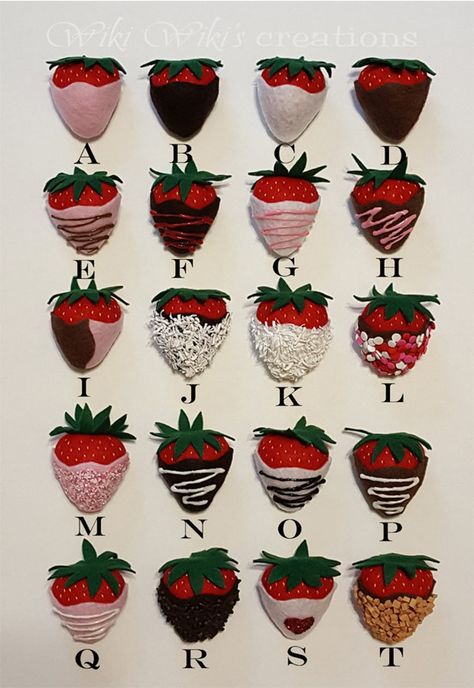 Fake Strawberries, Dipped Strawberries Recipe, Felt Strawberries, Fake Chocolate, Chocolate Covered Strawberry Recipe, Strawberries Chocolate, Chocolate Dipped Fruit, Strawberry Color, Strawberry Jelly