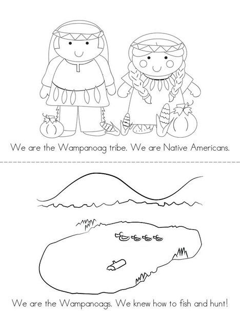 We are the Wampanoags! Book from TwistyNoodle.com Wampanoag Crafts For Kids, Wampanoag Crafts, Pilgrims Preschool, Library Thanksgiving, American Symbols Kindergarten, Music Crafts Preschool, Wampanoag Indians, Classroom Thanksgiving, Fall Kindergarten Activities