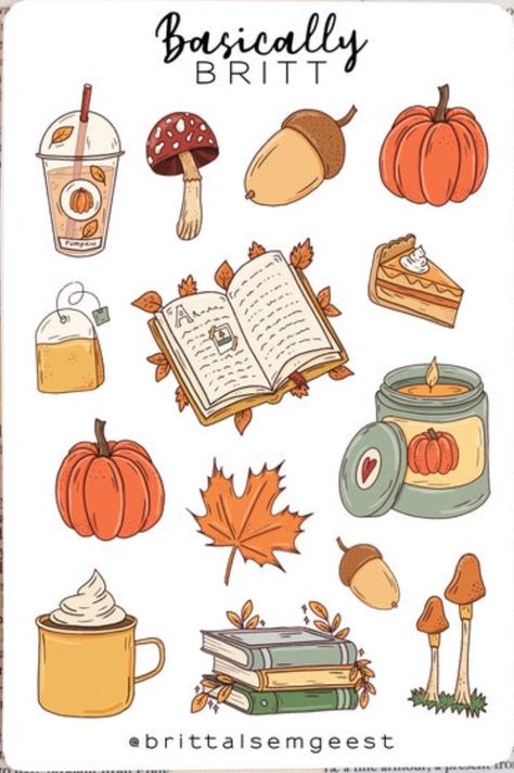 Cozy Fall Drawings, Aesthetic Autumn Drawings, Fall Drawings Cute, Cute Autumn Doodles, Autumn Bujo Ideas, Autumn Cute Drawing, Autumn Doodles Drawings, September Aesthetic Drawing, Autumn Doodles Bullet Journal