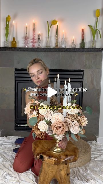 @katty_ferretti on Instagram: "��🫶LINK IS IN THE BIO!  Items I use in this video are in my Amazon storefront in the “GOLD CANDELABRA” folder." Candelabra Flowers, Gold Candelabra, Instagram Link, Amazon Storefront, Candle Light, The Gold, Store Fronts, Party Decoration, Flower Arrangements