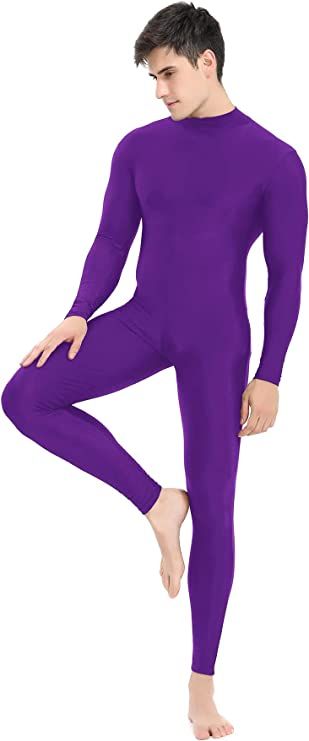 Amazon.com: Speerise Mens Spandex Bodysuit Long Sleeve Unitard Zipper Dance Leotard Bodysuit for Men Costume : Clothing, Shoes & Jewelry Men Bodysuit, Full Bodysuit Outfit, One-piece Stretch Leotard For Dancewear, Mens Leotard Bodysuit, Stretch One-piece Leotard For Dancewear, Long Sleeve Dance Unitard, Unitard Outfit, Dance Bodysuit, Long Sleeve Unitard