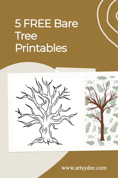 Free Printable Tree Without Leaves, Bare Tree Printable Free, Tree Printable Free Templates, Tree Template Printable Free, Tree Printable Free, Free Stencils Printables Templates, Bulletin Board Tree, Stencils Printables Templates, Retreat Themes