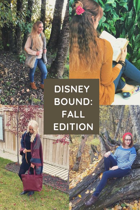 Looking for Fall Disney Bound inspirtation? Look no further. #disneybound #disneystyle #disneyoutfit #disney #styledbydisney Disney Bounding Winter Outfits, Disneybound Winter Outfits, Disneybound Outfits Fall, Disney Bound Outfits Winter, Winter Disneybound, Disneybounding Outfits, Bounding Outfits, Fall Disney, Disney Bound Outfits Casual