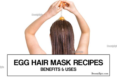 Egg Hair Mask Recipes Benefits and Uses Egg Yolk For Hair, Pimple Under The Skin, Hair Mask At Home, Egg Hair, Egg Hair Mask, Honey Hair Mask, Blind Pimple, Egg For Hair, Hair Mask Recipe