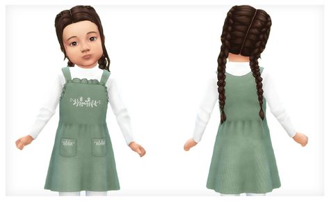 Toddler Hair Sims 4, The Sims 4 Bebes, Toddler Cc Sims 4, Sims 4 Toddler Clothes, Sims Baby, Maxis Match Cc, Die Sims 4, Sims 4 Traits, Female Base