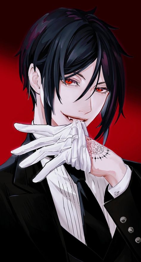 Sebastian Michaelis Cosplay, Black Butler Wallpaper, Sebastian Ciel, Persona Anime, Black Butler Sebastian, Kei Visual, Rin Okumura, Sebastian Michaelis, Black Butler Anime